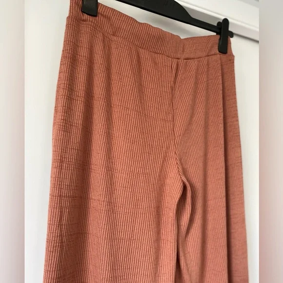 Zara Rust Wide-Leg Pants - Picture 7 of 10
